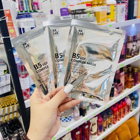 Mặt Nạ Phục Hồi Dưỡng Ẩm Kr.Lab+ B5 EGF Complex Mask 25ml - Giúp Da Sáng Mịn, Cấp Ẩm Sâu, Chăm Sóc Da Mặt Hàn Quốc