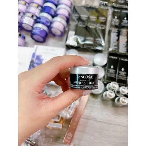Kem Mắt Lancome Advanced Genefique 5ml - Chống Lão Hóa, Giảm Nếp Nhăn và Thâm Quầng, Chăm Sóc Da Mặt Cao Cấp