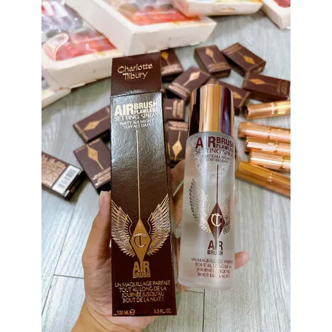 Xịt Khoáng Makeup Charlotte Tilbury Air Brush 100ml - Lớp Nền Hoàn Hảo, Đem Lại Sự Tươi Tắn Cho Làn Da