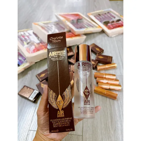 Xịt Khoáng Makeup Charlotte Tilbury Air Brush 100ml - Lớp Nền Hoàn Hảo, Đem Lại Sự Tươi Tắn Cho Làn Da