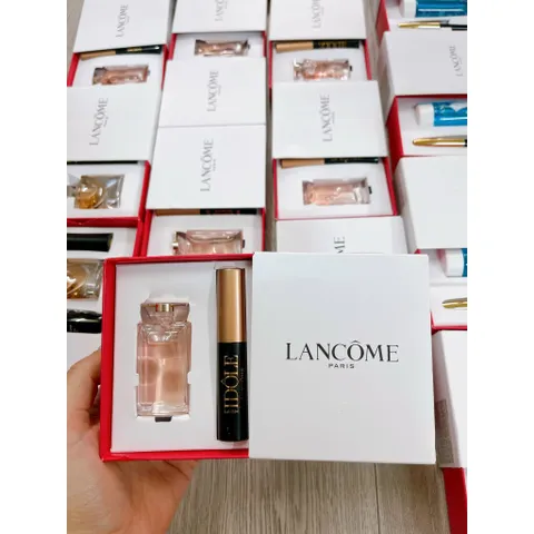 Bộ Nước Hoa Nữ Lancôme Idole 5ml + Chuốt Mi Volumizing 2.5ml - Hương Hoa Dễ Chịu và Quyến Rũ