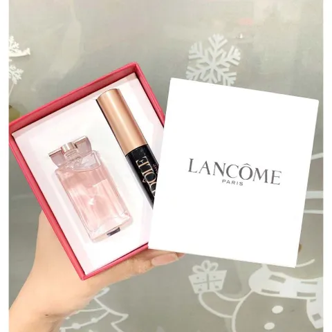 Bộ Nước Hoa Nữ Lancôme Idole 5ml + Chuốt Mi Volumizing 2.5ml - Hương Hoa Dễ Chịu và Quyến Rũ