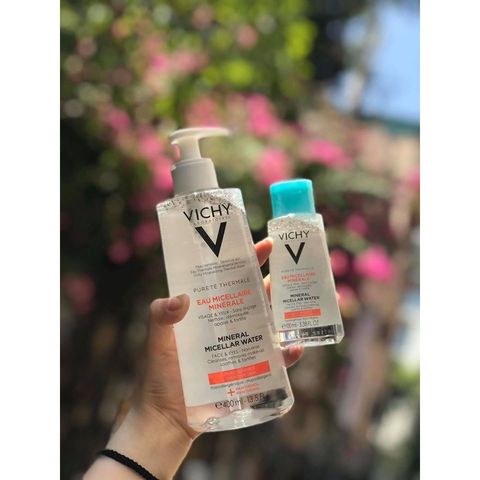 Nước Tẩy Trang Vichy Pureté Thermale 400ml - Dành Cho Da Nhạy Cảm, Làm Sạch Sâu, Giúp Da Thoáng Khỏe, Không Paraben