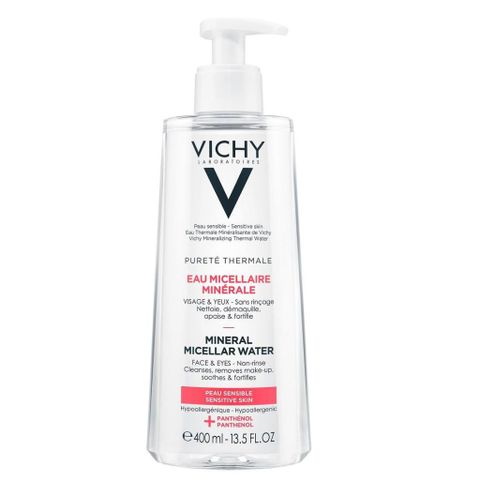 Nước Tẩy Trang Vichy Pureté Thermale 400ml - Dành Cho Da Nhạy Cảm, Làm Sạch Sâu, Giúp Da Thoáng Khỏe, Không Paraben