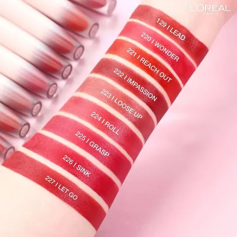 Son Kem L'Oréal Paris Signature Matte 7ml - Son Lì Nhẹ Môi, Đỏ Hồng, Hồng Đất, Cam Cháy - Sản Phẩm Làm Đẹp Hot 2023