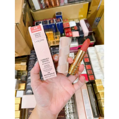 Son Lancome 218 Petite Maille Limited Edition Hồng Cánh Hoa - Son Lì Dưỡng Ẩm, Quà Tặng Ngày Valentine 2023