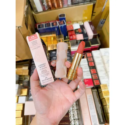 Son Lancome 218 Petite Maille Limited Edition Hồng Cánh Hoa - Son Lì Dưỡng Ẩm, Quà Tặng Ngày Valentine 2023