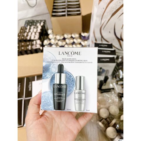 Set 2 Serum Dưỡng Da Lancome Advanced Génifique và Kem Dưỡng Mắt Minisize - Giải Pháp Chăm Sóc Da Đẳng Cấp