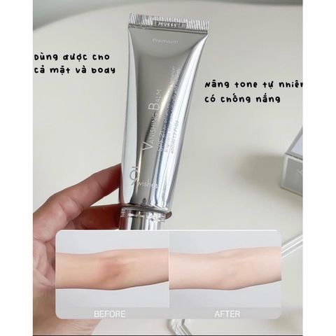 Kem Dưỡng Trắng Da 9 Wishes Vanishing Balm Premium SPF21 50ml - Dưỡng ẩm, Làm sáng, Giảm nhăn, Chăm sóc da Hàn Quốc
