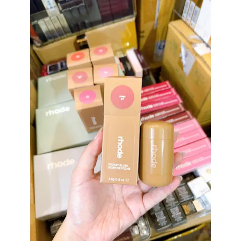 Má Hồng Rhode Pocket Blush Fullbox - Kem Dưỡng Ẩm Cho Má Và Môi, Giữ Màu Cả Ngày, Phong Cách Tươi Tắn
