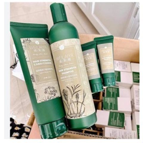 Cặp Dầu Gội Xả Hà Thủ Ô Weilaiya Gừng Kích Mọc Tóc - Giúp Tóc Khỏe, Đen Mượt, Ngăn Rụng Tóc - Suitable for Mẹ Bầu và Mẹ Bỉm Sữa