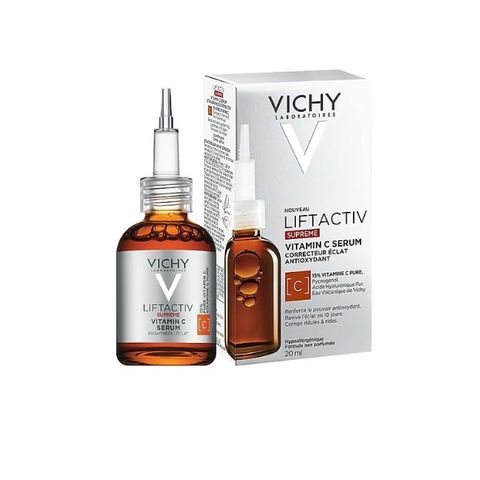 Serum Vichy Vitamin C 15% Pure 20ml - Làm Sáng Da, Trẻ Hóa, Giảm Nếp Nhăn, Phù Hợp Mọi Loại Da