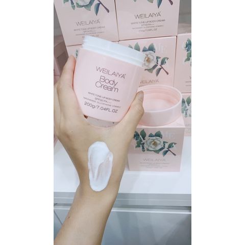 Kem Body Weilaiya Dưỡng Trắng Nâng Tone SPF30 PA+++ 200ml - Chăm Sóc Da Toàn Thân, Làm Sáng Da, Bảo Vệ Da Khỏi Tia UV