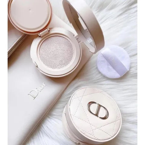 Phấn Phủ Cushion Dior Forever 10gr - Phấn Bột Tinh Chất Cánh Hoa, Dành Cho Mọi Loại Da, Thiết Kế Sang Trọng, An Toàn, Không Gây Kích Ứng
