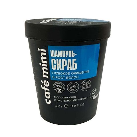 Dầu Gội Tẩy Tế Bào Chết Da Đầu Cafe Mimi 330g - Chăm Sóc Tóc Yếu, Tăng Cường Mọc Tóc, Hương Thơm Tươi Mát, Làm Sạch Sâu