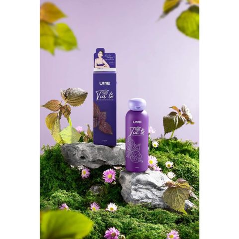 Dung dịch Vệ Sinh Lá Tía Tô Ume 150ml - Làm Sạch, Khử Mùi, Dưỡng Ẩm An Toàn Cho Vùng Kín, Phù Hợp Với Da Nhạy Cảm