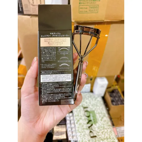 Bấm Mi Shiseido Maquillage Edge Free Cao Cấp Nhật Bản - Kẹp Mi Thiết Kế Đặc Biệt Dành Cho Mắt Châu Á, Chống Gãy Mi, Dáng Cong Tự Nhiên