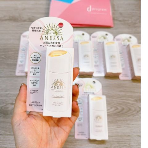 Serum Chống Nắng Dưỡng Da Nâng Tông Anessa SPF50+ PA++++ 30ml - Kem Chống Nắng Kiềm Dầu, Bảo Vệ Da Rạng Rỡ, Nhẹ Nhàng, ẩm Mượt