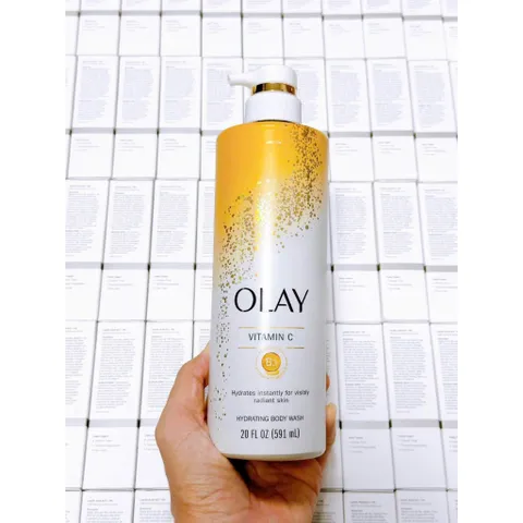 Sữa Tắm OLAY Regenerist Collagen & Vitamin B3 - Dưỡng ẩm, Săn chắc Da, 591ML - Sản phẩm Chăm Sóc Cơ Thể Mỹ