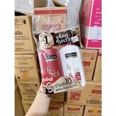 Bộ Dầu Gội và Xả TRESemmé Keratin Smooth 400ml - Chăm Sóc Tóc Hư Tổn Chuyên Nghiệp Từ Thái Lan, Dưỡng Tóc Mềm Mượt, Phù Hợp Mọi Loại Tóc.