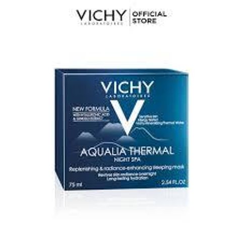 Mặt Nạ Ngủ Vichy Cung Cấp Nước Tức Thì Aqualia Thermal Night Spa 75ml