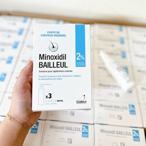 Xịt Mọc Tóc Minoxidil Bailleul 2% - Giải Pháp Ngăn Rụng Tóc và Kích Thích Mọc Tóc An Toàn, Hiệu Quả Cao, Được FDA Chứng Nhận