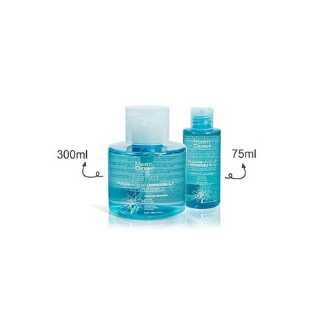Nước Tẩy Trang Martiderm Essentials Micellar 3 in 1 300ml - Làm Sạch Sâu, Cung Cấp Dưỡng Chất Cho Da, Phù Hợp Mọi Loại Da