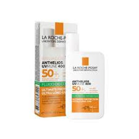Kem Chống Nắng La Roche-Posay Anthelios UVmune 400 Oil Control Fluid SPF50+ 50ml - Bảo Vệ Da Lý Tưởng Cho Da Dầu, Không Bóng Nhờn, Thấm Nhanh