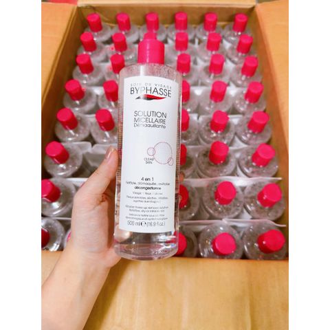 Nước Tẩy Trang Byphasse 500ml - Giải Pháp Làm Sạch Sâu Dịu Nhẹ Cho Da Nhạy Cảm, Tẩy Trang Mắt Môi Hiệu Quả