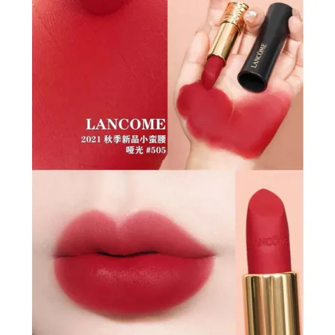 Son L'Absolu Rouge Drama Matte 505 - Son Môi Đỏ Tươi Tắn, Lì Mịn, Dưỡng Ẩm, Thích Hợp Mọi Tông Da - Thiết Kế Sang Trọng