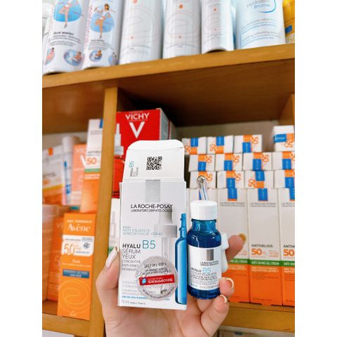 Serum Dưỡng Mắt La Roche-Posay Hyalu B5 Yeux 15ml - Chống Nếp Nhăn, Dưỡng Ẩm, Tươi Sáng Da Mắt, Thích Hợp Với Da Nhạy Cảm