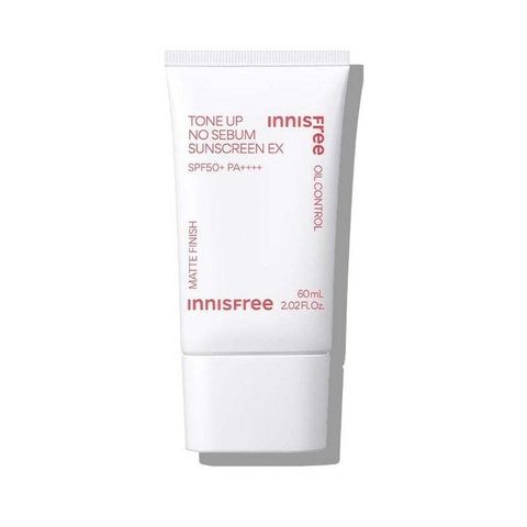 Kem Chống Nắng Innisfree Tone Up No Sebum SPF50/PA++++ 60ml - Kiềm Dầu, Nâng Tông, Dưỡng Da Mịn Màng, An Toàn Cho Mọi Loại Da
