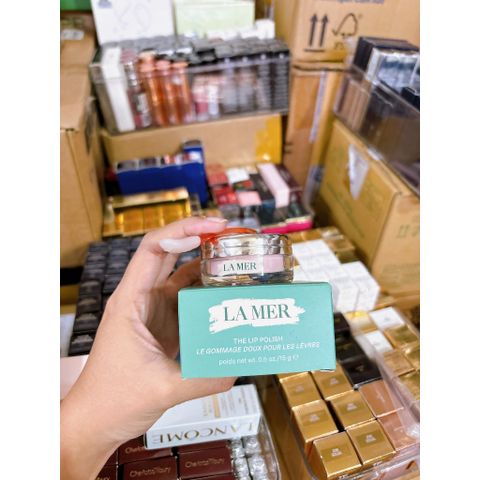Tẩy Tế Bào Chết Môi LA MER The Lip Polish 15g - Chăm Sóc Môi Chất Lượng Cao Kèm Muỗng, Dưỡng ẩm và Tái Tạo Kết Cấu Da Môi