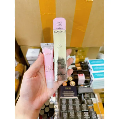 Son Bóng Có Nhũ Lancôme Juicy Tubes 15ml - Màu 03 Dreamsicle, Sắc Hồng Nhạt Ngọt Ngào, Dưỡng Ẩm Mềm Mịn, Hiệu Ứng Bóng Quyến Rũ
