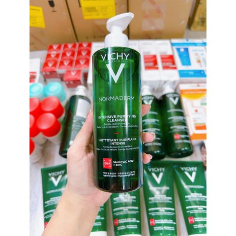 Sữa Rửa Mặt Vichy Normaderm Phytosolution Gel - Giúp Làm Sạch Sâu, Giảm Bã Nhờn, Ngăn Ngừa Mụn Cho Da Dầu, Da Nhạy Cảm