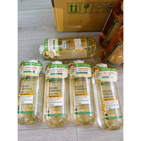 Nước Tẩy Trang Micellar Dầu Argan 400ml - Làm Sạch Sâu Lớp Trang Điểm Waterproof - Không Cồn, Không Kích Ứng Da
