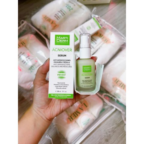 Serum Martiderm Acniover 30ml – Giảm Mụn, Kiểm Soát Nhờn Dành Cho Da Dầu Mụn, Tinh Chất Thấm Nhanh, Chống Viêm Da