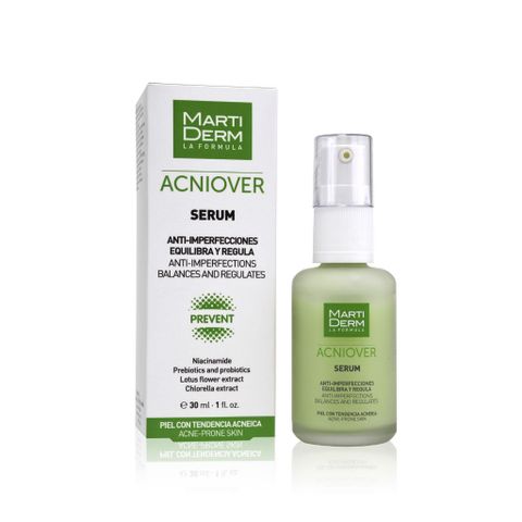 Serum Martiderm Acniover 30ml – Giảm Mụn, Kiểm Soát Nhờn Dành Cho Da Dầu Mụn, Tinh Chất Thấm Nhanh, Chống Viêm Da