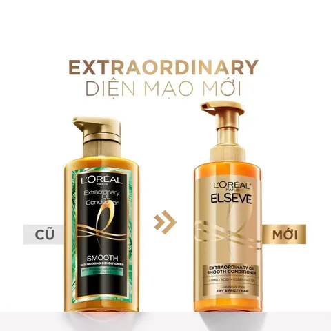 Dầu Gội Xả L'Oreal Paris Extraordinary Oil Dưỡng Tóc Suôn Mượt Tóc Cao Cấp 440ml