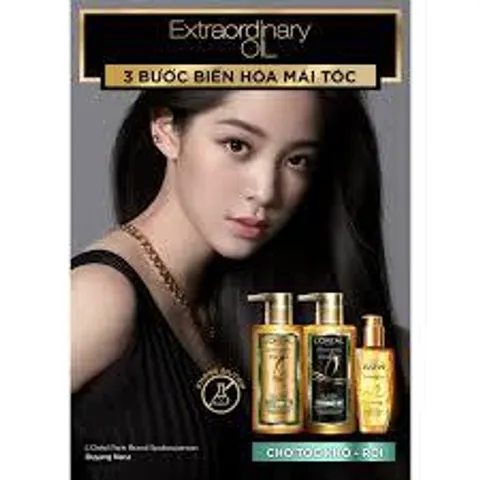 Dầu Gội Xả L'Oreal Paris Extraordinary Oil Dưỡng Tóc Suôn Mượt Tóc Cao Cấp 440ml