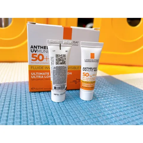 Kem Chống Nắng La Roche-Posay Anthelios Shaka Fluid SPF 50+ 3ml - Dạng Sữa Nhẹ, Không Nhờn Rít, Dành Cho Da Nhạy Cảm