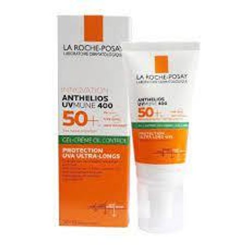 Kem Chống Nắng La Roche-Posay Anthelios UVMUNE 400 Gel-Cream SPF50+ Kiểm Soát Dầu 50ml - Bảo Vệ Da Chống UVA/UVB và Ánh Sáng Xanh