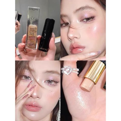 Thỏi Highlight Bắt Sáng Lancôme Teint Idole Ultra Wear Stick - 02 Intense Gold, Tạo Hiệu Ứng Rạng Rỡ, Dễ Dàng Sử Dụng, Phù Hợp Mọi Loại Da