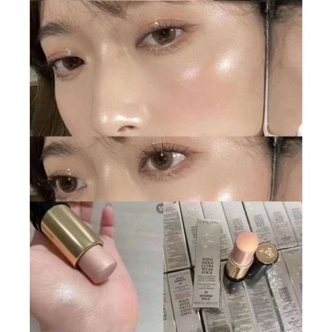 Thỏi Highlight Bắt Sáng Lancôme Teint Idole Ultra Wear Stick - 02 Intense Gold, Tạo Hiệu Ứng Rạng Rỡ, Dễ Dàng Sử Dụng, Phù Hợp Mọi Loại Da