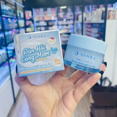 [Có tem phụ] Mặt Nạ Ngủ Senka Cấp Ẩm Chuyên Sâu Dạng Gel 50g
