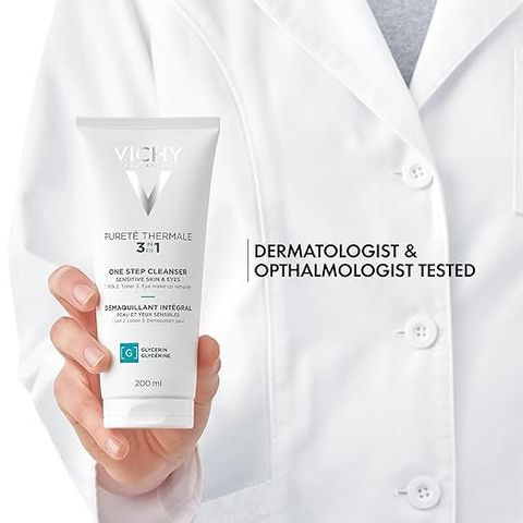 Sữa Rửa Mặt Tẩy Trang 3 Trong 1 Vichy Purete Thermale - Sạch Da & Tươi Mát, 200ml, Dưỡng Da Mềm Mại, Không Khô Da