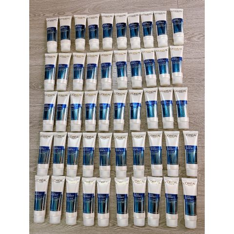 Sữa Rửa Mặt L'Oreal Paris White Perfect 50ml - Làm Sạch, Trắng Mịn Da với Tinh Thể Tourmaline và Vitamin C, Phù Hợp Tất Cả Loại Da