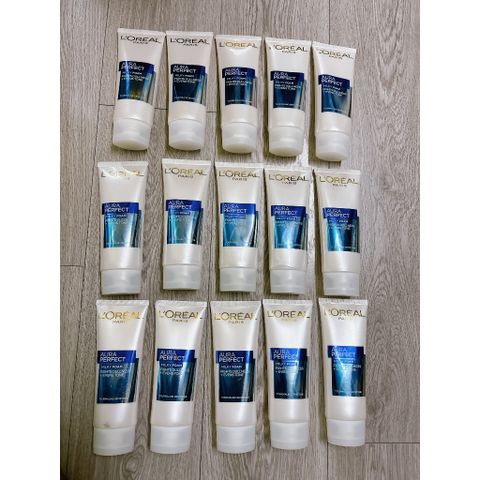 Sữa Rửa Mặt L'Oreal Paris White Perfect 50ml - Làm Sạch, Trắng Mịn Da với Tinh Thể Tourmaline và Vitamin C, Phù Hợp Tất Cả Loại Da