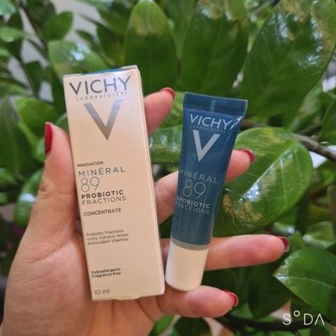 Serum Vichy Mineral 89 Probiotic 10ml - Cấp Ẩm, Tăng Cường Khoáng Chất, Phù Hợp Với Da Nhạy Cảm và Thiếu Độ Ẩm