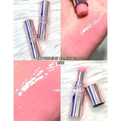 Son Dưỡng YSL Love Shine Candy Glow 2024 Mini 1.6g - Màu 44B Nude Lavalliere, Độ Phẩm Cao, Dưỡng 24h, Tự Nhiên, Bóng Mờ